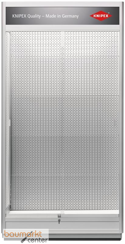 KNIPEX 00 19 30 VIT 5 Vitrine f�r Produktpr�sentation abschlie�bar, mit Beleuchtung 230 V 1.280 mm 520 mm