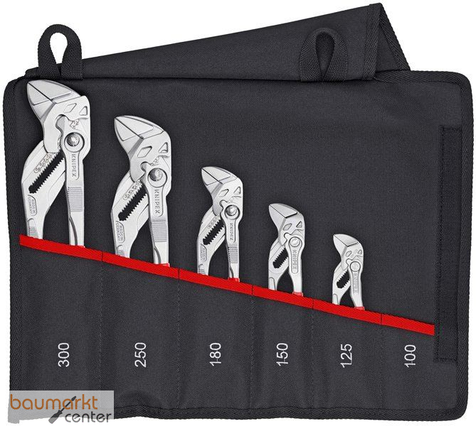 KNIPEX 00 19 55 S4 Zangenschl�ssel-Set 5-teilig 340 mm