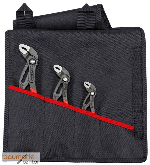 KNIPEX 00 19 55 S8 Cobra�-Set 1 x 87 01 125, 1 x 87 01 180, 1 x 87 01 250 330 mm