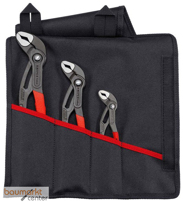 KNIPEX 00 19 55 S9 Cobra�-Set 1 x 87 01 150, 1 x 87 01 250, 1 x 87 01 300 330 mm