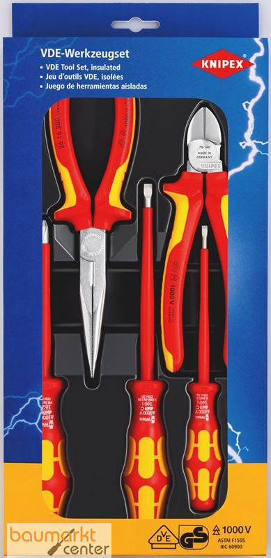 KNIPEX 00 20 13 VDE-Werkzeugsatz 5-teilig