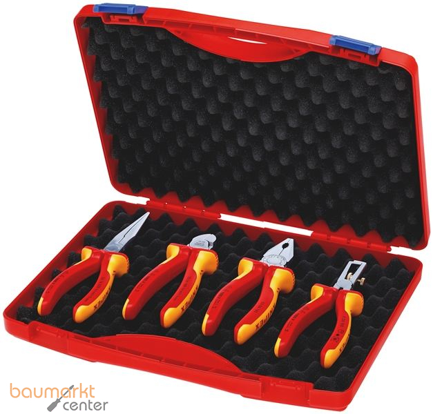 KNIPEX 00 20 15 Werkzeug-Box "RED" Elektro Set 1 4-teilig 275 mm