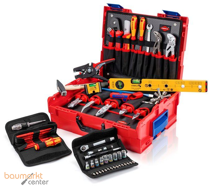 KNIPEX 00 21 19 LB E L-BOXX� Elektro 63-teilig 357 mm