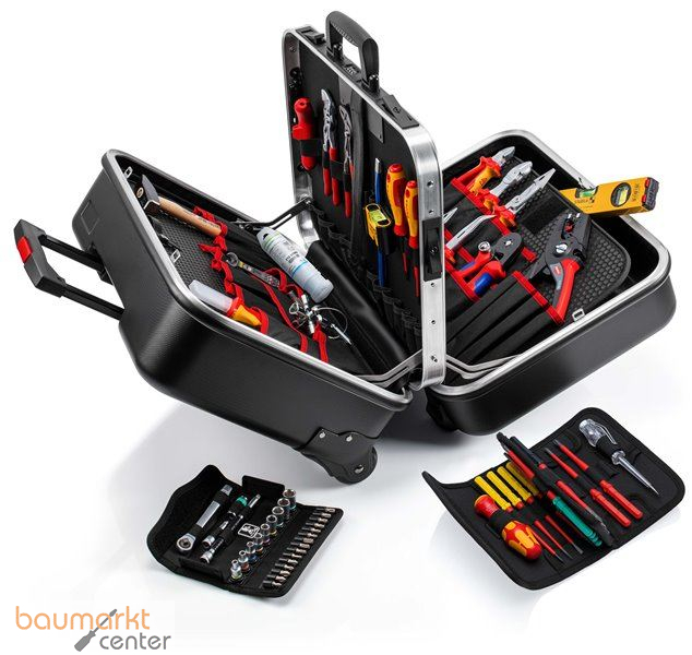 KNIPEX 00 21 41 Werkzeugkoffer "BIG Twin Move" Elektro 66-teilig 290 mm