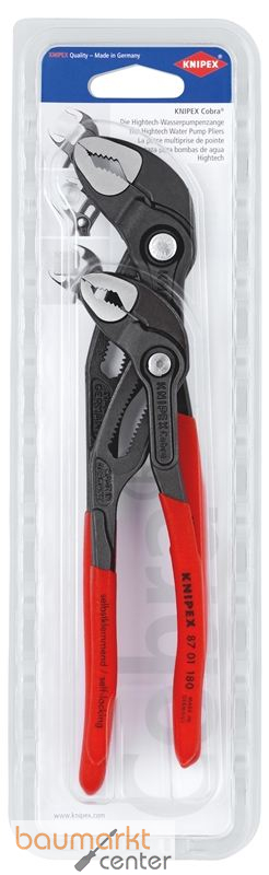 KNIPEX 00 31 20 V01 Zangen-Set 1 x 87 01 180, 1 x 87 01 250