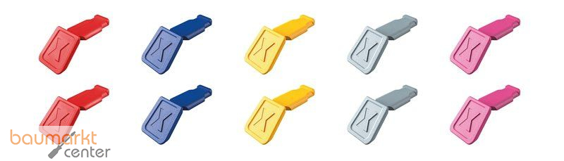 KNIPEX 00 61 10 C V01 ColorCode Clips Farbmischung 1 (10 St�ck)