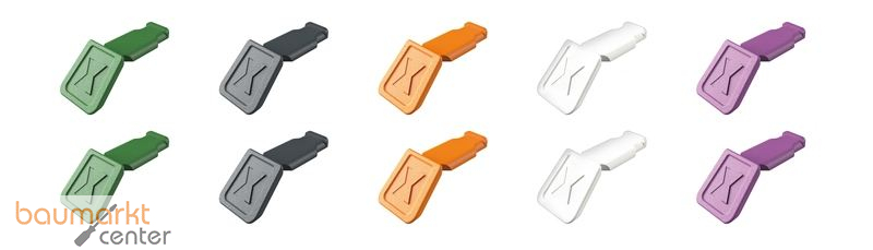 KNIPEX 00 61 10 C V02 ColorCode Clips Farbmischung 2 (10 St�ck)