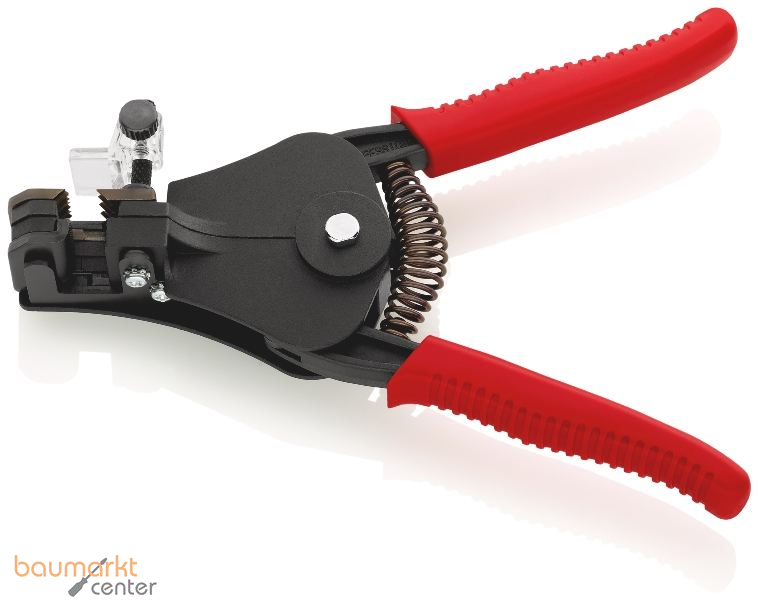 KNIPEX 12 11 180 EAN Abisolierzange mit Formmessern mit Kunststoff-Griffh�llen schwarz lackiert 180 mm