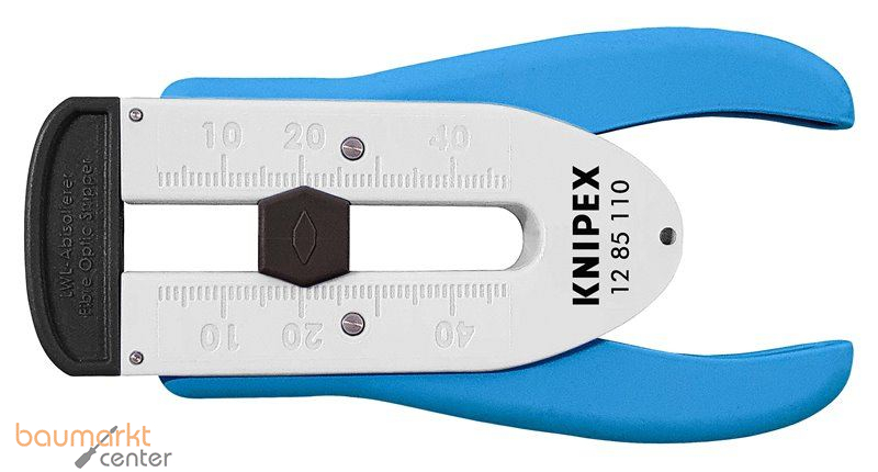 KNIPEX 12 85 110 SB Abisolierwerkzeug f�r Glasfaserkabel 190 mm