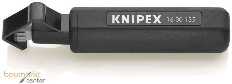 KNIPEX 16 30 135 SB Abmantelungswerkzeug f�r Wendelschnitt schlagfestes Kunststoffgeh�use 135 mm