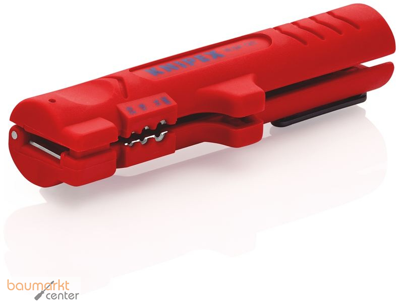 KNIPEX 16 64 125 SB Abmantelungswerkzeug f�r Flach- und Rundkabel 125 mm