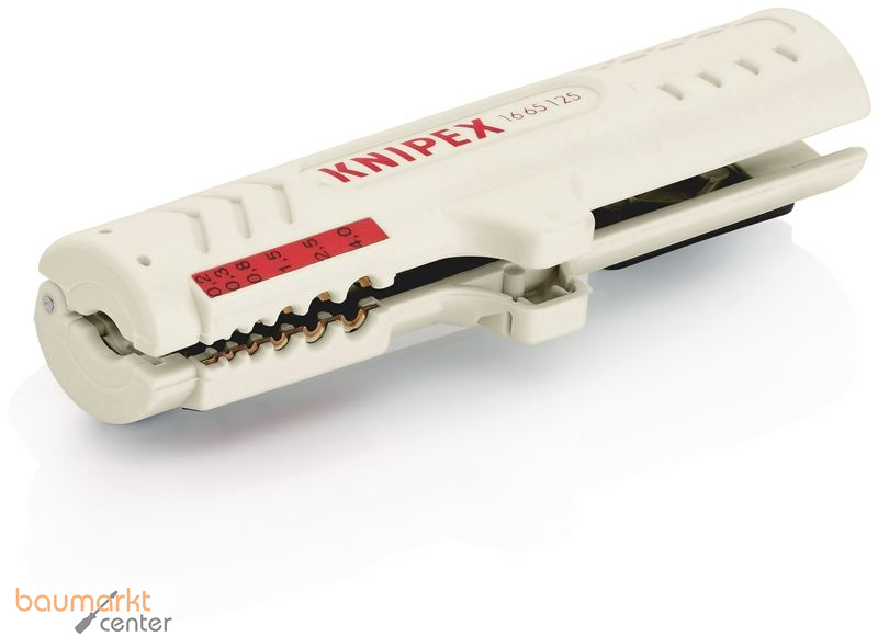 KNIPEX 16 65 125 SB Abmantelungswerkzeug f�r Datenkabel 125 mm