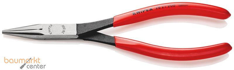 KNIPEX 28 21 200 Montierzange mit Kunststoff �berzogen schwarz atramentiert 200 mm