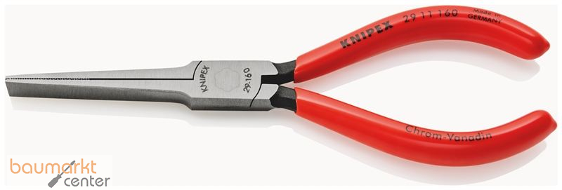 KNIPEX 29 11 160 Telefonzange mit Kunststoff �berzogen schwarz atramentiert 160 mm