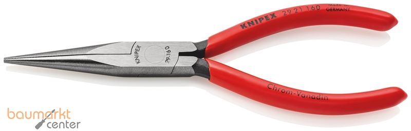 KNIPEX 29 21 160 Telefonzange mit Kunststoff �berzogen schwarz atramentiert 160 mm