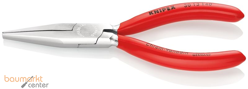 KNIPEX 30 13 140 Langbeckzange mit Kunststoff �berzogen verchromt 140 mm