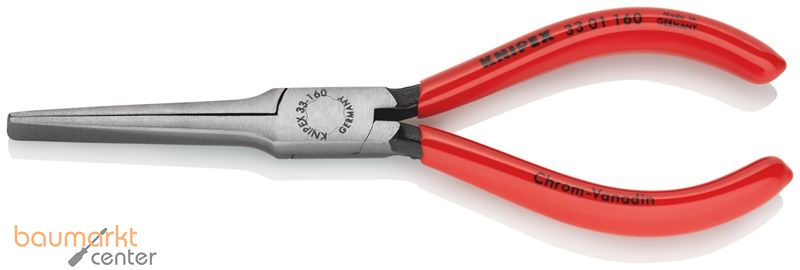 KNIPEX 33 01 160 Weberzange mit Kunststoff �berzogen schwarz atramentiert 160 mm