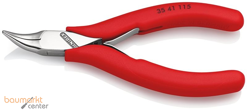 KNIPEX 35 41 115 Elektronik-Greifzange mit durchgestecktem Gelenk tauchisoliert 115 mm