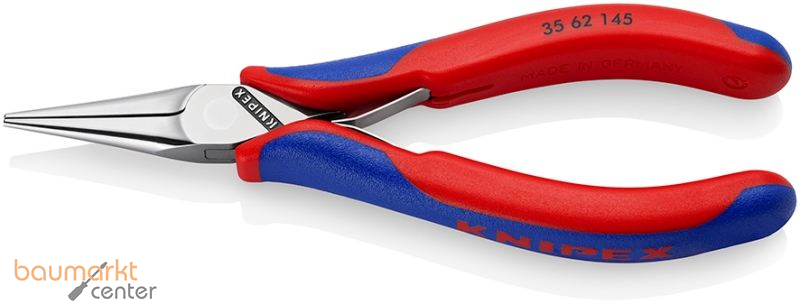 KNIPEX 35 62 145 SB Elektronik-Greifzange mit Mehrkomponenten-H�llen spiegelpoliert 145 mm