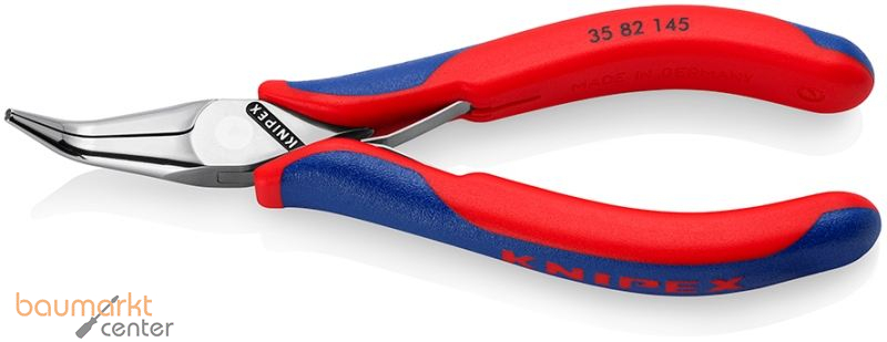 KNIPEX 35 82 145 Elektronik-Greifzange mit durchgestecktem Gelenk mit Mehrkomponenten-H�llen 145 mm