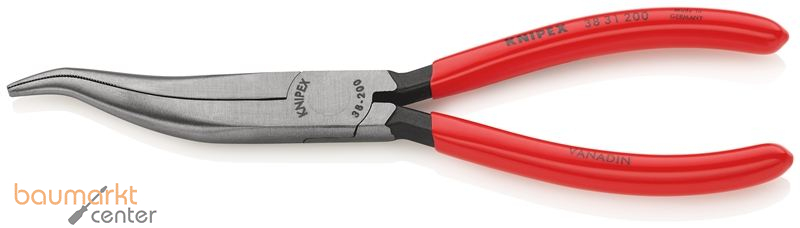 KNIPEX 38 31 200 Mechanikerzange mit Kunststoff �berzogen schwarz atramentiert 200 mm