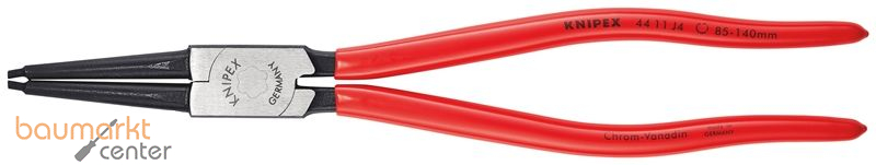 KNIPEX 44 11 J4 Sicherungsringzange f�r Innenringe in Bohrungen mit Kunststoff �berzogen schwarz atramentiert 320 mm