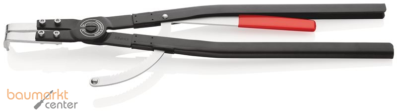 KNIPEX 44 20 J61 Sicherungsringzange f�r Innenringe in Bohrungen schwarz pulverbeschichtet 600 mm