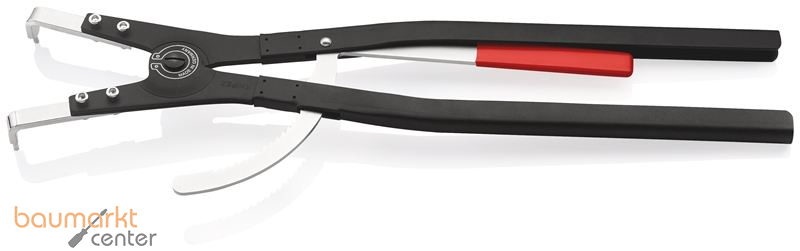 KNIPEX 46 20 A61 Sicherungsringzange f�r Au�enringe auf Wellen schwarz pulverbeschichtet 580 mm