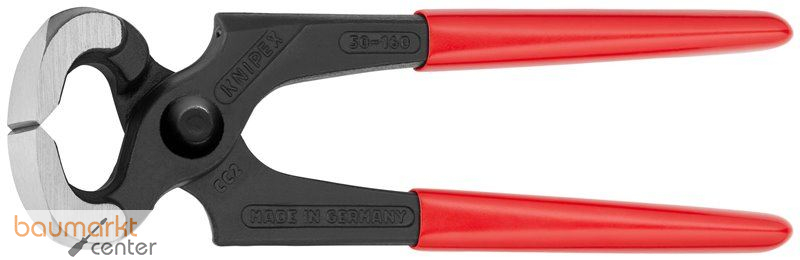 KNIPEX 50 01 160 Kneifzange mit Kunststoff �berzogen schwarz atramentiert 160 mm