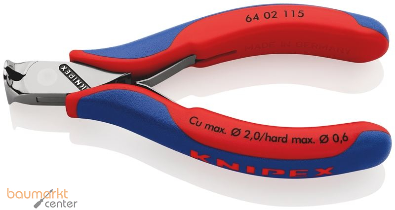 KNIPEX 64 02 115 Elektronik-Vornschneider mit Mehrkomponenten-H�llen 115 mm