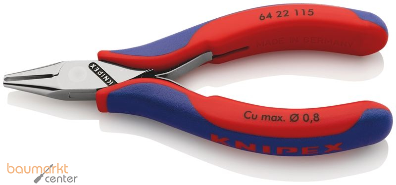 KNIPEX 64 22 115 Elektronik-Vornschneider mit Mehrkomponenten-H�llen 115 mm