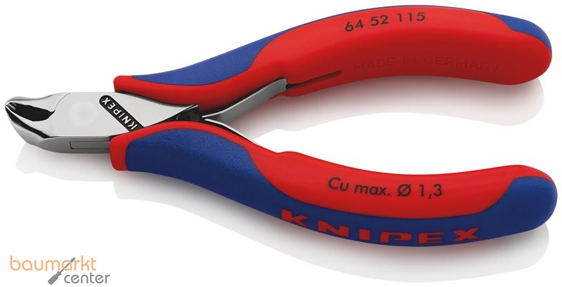KNIPEX 64 52 115 Elektronik-Vornschneider mit Mehrkomponenten-H�llen 115 mm