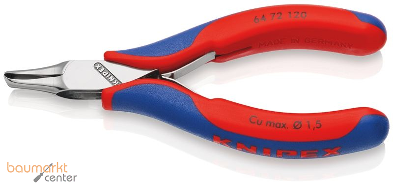 KNIPEX 64 72 120 Elektronik-Vornschneider mit Mehrkomponenten-H�llen 120 mm