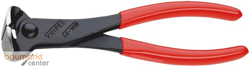 KNIPEX 68 01 180 EAN Vornschneider mit Kunststoff �berzogen schwarz atramentiert 180 mm