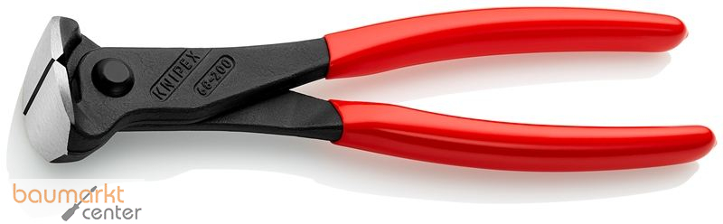 KNIPEX 68 01 200 EAN Vornschneider mit Kunststoff �berzogen schwarz atramentiert 200 mm