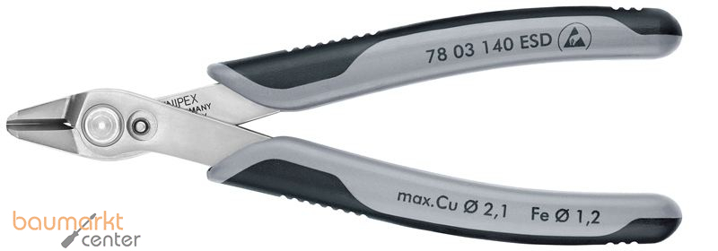 KNIPEX 78 03 140 ESD Electronic Super Knips� XL ESD mit Mehrkomponenten-H�llen 140 mm
