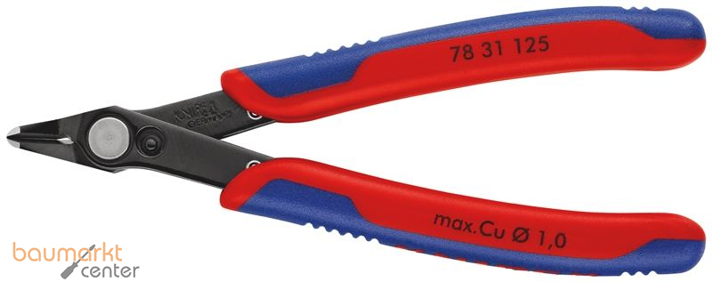 KNIPEX 78 31 125 Electronic Super Knips� mit Mehrkomponenten-H�llen br�niert 125 mm