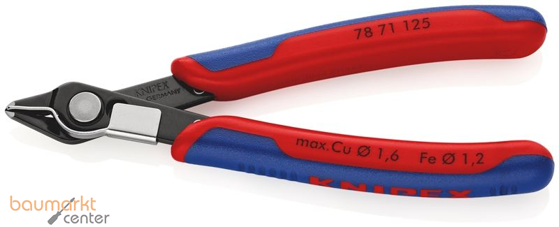 KNIPEX 78 71 125 SB Electronic Super Knips� mit Mehrkomponenten-H�llen br�niert 125 mm
