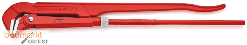 KNIPEX 83 10 040 Rohrzange 90� rot pulverbeschichtet 750 mm