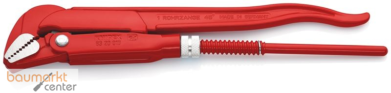 KNIPEX 83 20 010 Rohrzange 45� rot pulverbeschichtet 320 mm