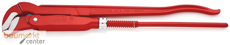 KNIPEX 83 30 020 Rohrzange S-Maul rot pulverbeschichtet 570 mm