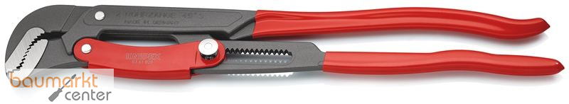 KNIPEX 83 61 020 Rohrzange S-Maul mit Schnelleinstellung mit Kunststoff �berzogen grau pulverbeschichtet 560 mm