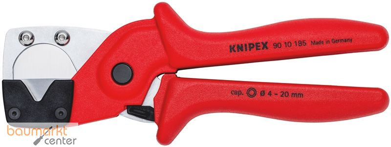 KNIPEX 90 10 185 Rohrschneider f�r Mehrschicht- und Pneumatikschl�uche aus z�hem, glasfaserverst�rktem Kunststoff 185 mm