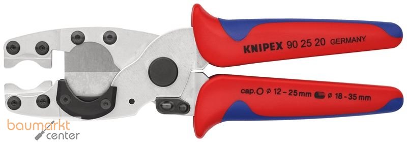 KNIPEX 90 25 20 SB Rohrschneider f�r Verbund- und Schutzrohre mit Mehrkomponenten-H�llen verchromt 210 mm
