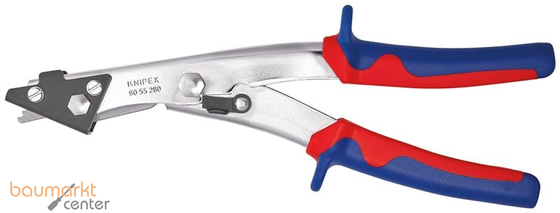 KNIPEX 90 55 280 Blechknabber mit Mehrkomponenten-H�llen vernickelt 280 mm