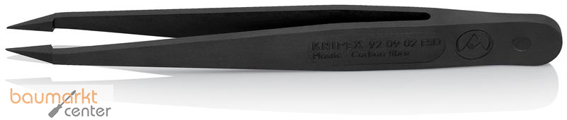 KNIPEX 92 09 02 ESD Kunststoffpinzette ESD Glatt 115 mm