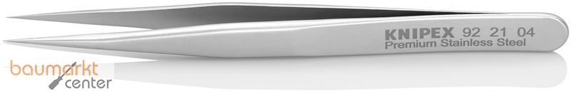 KNIPEX 92 21 04 Mini-Pr�zisionspinzette Glatt 90 mm