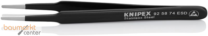 KNIPEX 92 58 74 ESD Universalpinzette ESD Glatt 118 mm