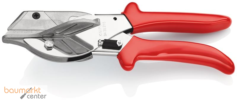 KNIPEX 94 35 215 EAN Gehrungsschere f�r Kunststoff- und Gummiprofile mit Kunststoff-H�llen verchromt 215 mm