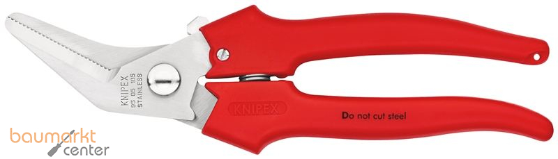 KNIPEX 95 05 185 Kombischere mit Kunststoff umspritzt 185 mm